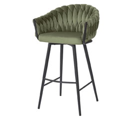 DKD Home Decor Taburete Moderno Verde Negro 58 x 101 x 53 cm
