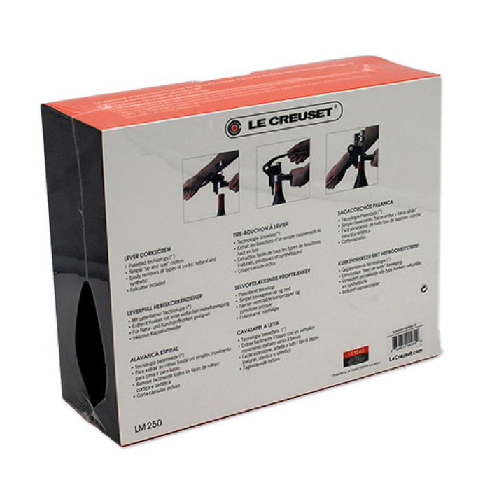 Le Creuset Sacacorchos de Palanca LM-250s, Metal