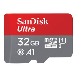 SanDisk Tarjeta MicroSDHC Ultra de 32 GB Clase 10 UHS-I 120 MB/s (Pack de 2)