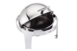 Leone Chafing Dish con Soporte 47x47x45 cm, Recipiente Extraíble Apto Lavavajillas Horno Congelador, Uso con Placa Eléctrica Ref. P5007