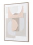 DKD Home Decor Cuadro Abstracto Lienzo Pino Blanco Gris Beige 4.5 x 102 x 82 cm (2 Unidades)