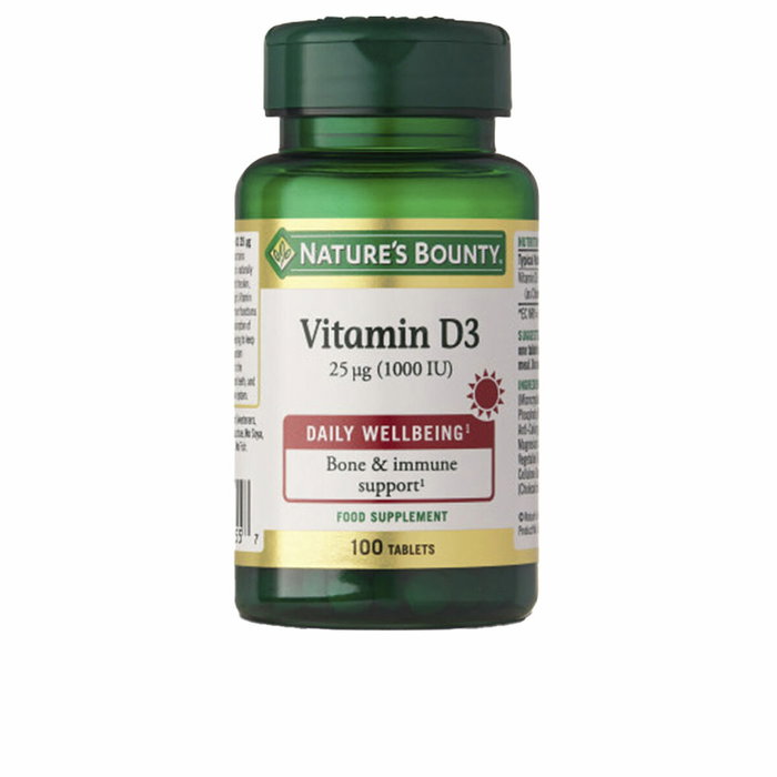 Nature's Bounty Vitamina D3 1000 UI 100 comprimidos Nature's Bounty Vitamina D3 1000 UI 100 comprimidos
