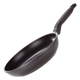 GSW Sartén Inducción Silcoguss Noir Aluminio Diámetro 24 cm Pack 6 Unidades Apta Todo Tipo Cocinas Mango Silicona