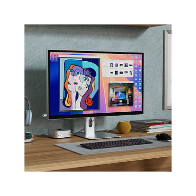 ALOGIC 32A4KPDTMSLV 32" Monitor Táctil IPS 4K Ultra HD con Carga USB-C 90W y 145W, Panel Plano Plata sin Base