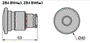 SCHNEIDER ELECTRIC Interruptor de presión Harmony XB4 22mm Blanco