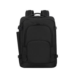 Rivacase 8461 Mochila de Viaje Eco Travel para Portátil de 17,3 Pulgadas, Impermeable, con Compartimento para Tablet, Bolsillos Múltiples y Correa para Equipaje
