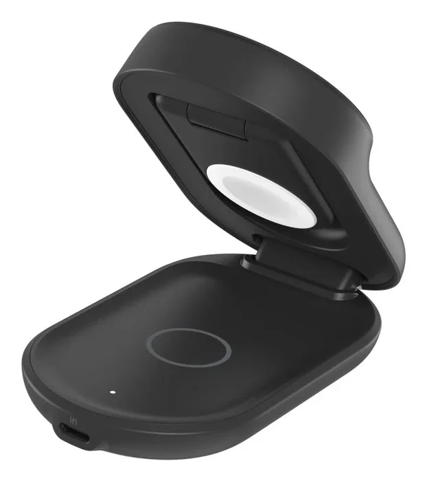 Belkin Base de carga inalámbrica 3 en 1 UltraCharge Qi2 25W Negro