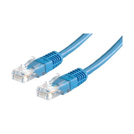 ROLINE Patchkabel Cat.5e Clase D UTP Azul 5m