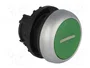 Eaton M22-D-G-X1 Botón plano verde de 2,2 cm