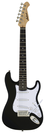 Guitarra Aria Stratocaster Stg-Mini Negra Stgminibk