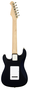 Guitarra Aria Stratocaster Stg-Mini Negra Stgminibk