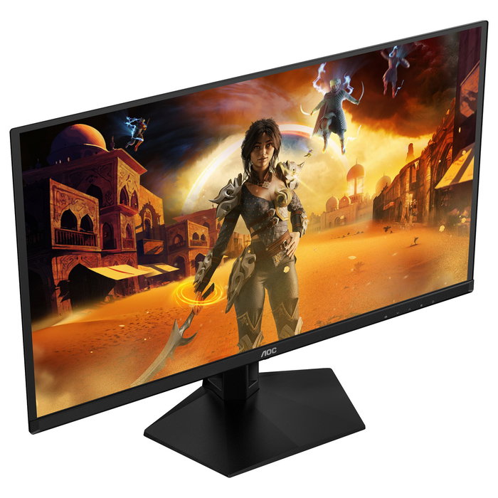 AOC Monitor Gaming Curvo QHD de 27", 165Hz, 1ms, FreeSync Premium, Altavoces, HDMI/DP - Q27G41ZDF