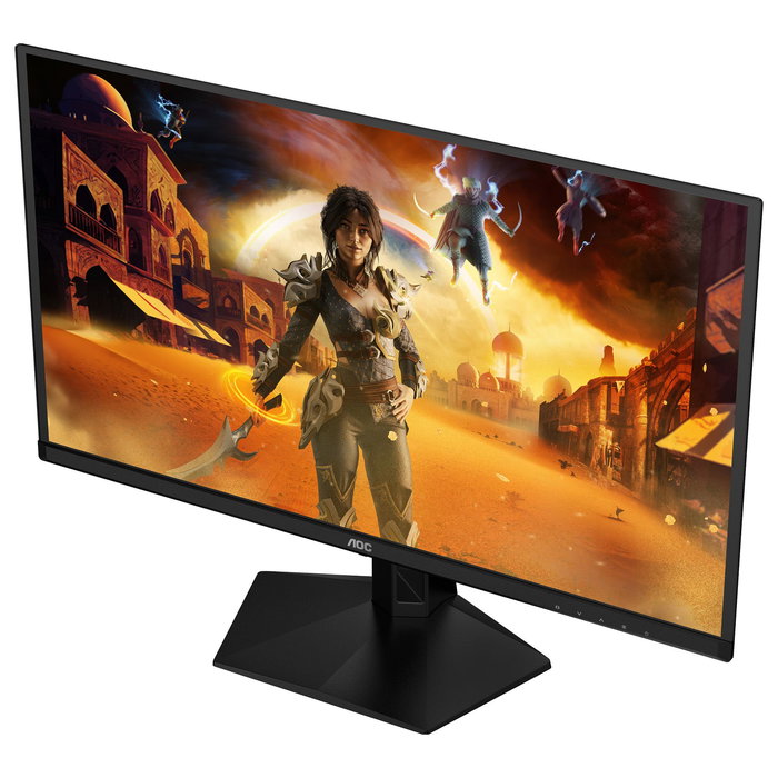 AOC Monitor Gaming Curvo QHD de 27", 165Hz, 1ms, FreeSync Premium, Altavoces, HDMI/DP - Q27G41ZDF