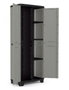KETER Armario Alto Planet Escobero Gris/Negro 173x68x39 mm