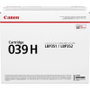 Canon Cartucho de tóner CRG 039H Negro