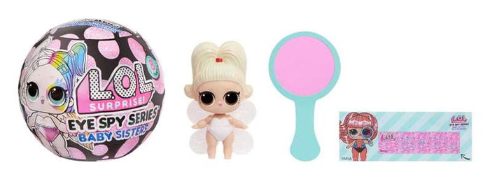 MGA Bola Sorpresa L.O.L Surprise Eye Spy Tots. ¡Mójala en Agua Fría y Descubre su Identidad!