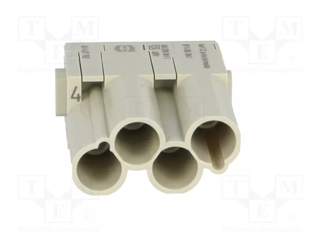 HARTING Han-Modular® Módulo Macho Han® C con 4 Pines HARTING Han-Modular® Módulo Macho Han® C con 4 Pines