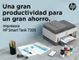 HP Smart Tank 7305 Multifunción A4 Inyección de Tinta Térmica, Impresora All-in-One con Wi-Fi, Doble Cara, Alimentador Automático de 35 hojas, 15 ppm Negro, 4800 x 1200 DPI, Gris