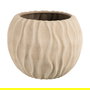 Macetero Beige Cerámica Decoración 40 X 40 X 39 cm