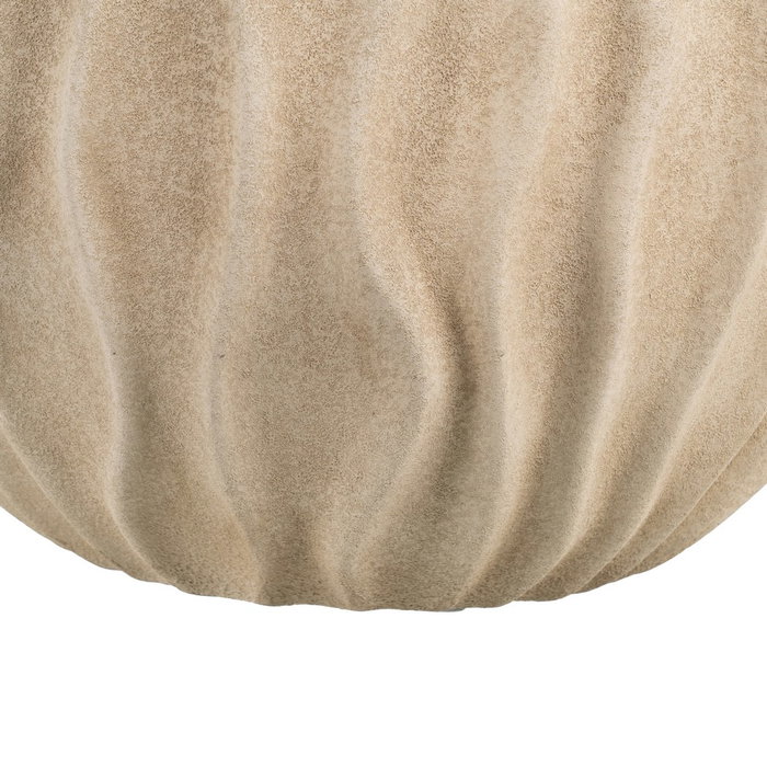 Macetero Beige Cerámica Decoración 40 X 40 X 39 cm