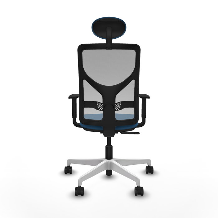 PIQUERAS Y CRESPO Silla de oficina Motilla Azul claro y Gris PIQUERAS Y CRESPO Silla de oficina Motilla Azul claro y Gris