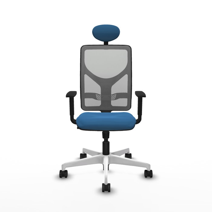PIQUERAS Y CRESPO Silla de oficina Motilla Azul claro y Gris PIQUERAS Y CRESPO Silla de oficina Motilla Azul claro y Gris