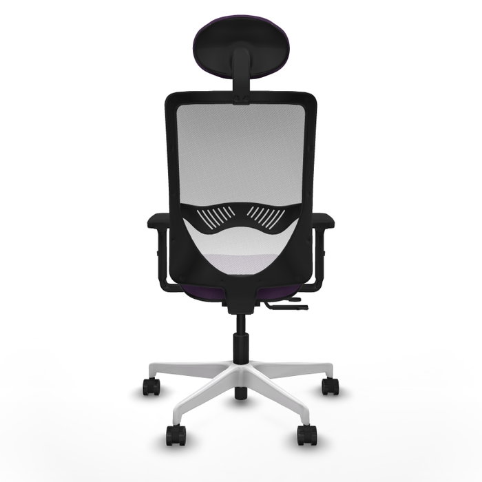 PIQUERAS Y CRESPO Silla de oficina Zulema Morado y Blanco PIQUERAS Y CRESPO Silla de oficina Zulema Morado y Blanco