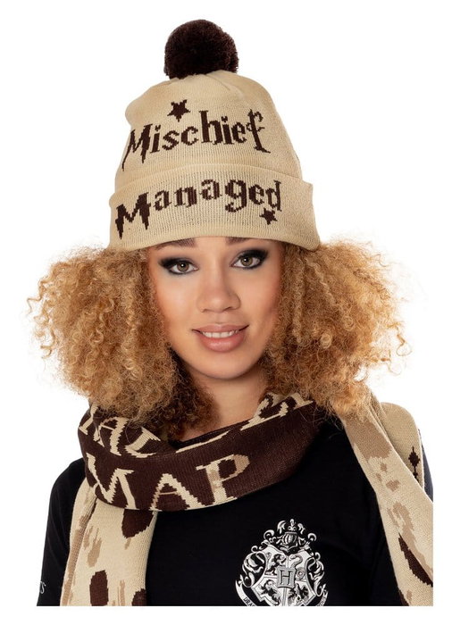 Harry Potter Beanie Marauders Map Harry Potter Beanie Marauders Map