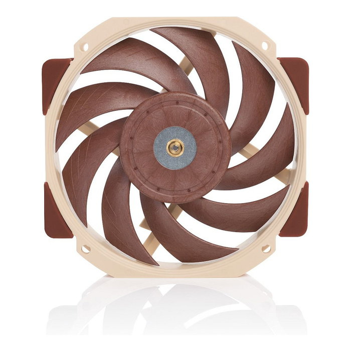 Noctua NF-A12x25r PWM - Ventilador para PC 120mm, Flujo Aire 102.1 m³/h, 2000 RPM, SSO2 Bearing, 4 Pines, Beige/Marrón