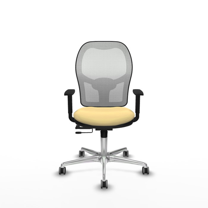 PIQUERAS Y CRESPO Silla de oficina Jorquera Crema y Blanco PIQUERAS Y CRESPO Silla de oficina Jorquera Crema y Blanco