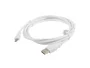 Lanberg CA-USBM-10CC-0018-W Cable USB A a Micro USB B Macho, 1.8 Metros, Blanco, USB 2.0