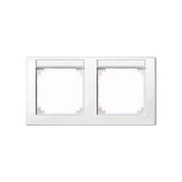 MERTEN Marco M-SMART 471225 de 2 módulos con soporte para inscripción