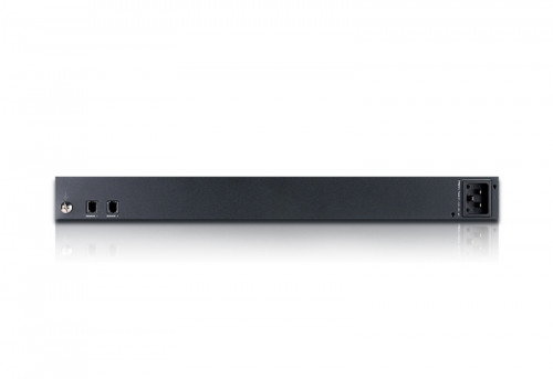 ATEN PE8208G-AX-G PDU de 8 Puertos Monitorizado con Conmutación por Puerto 16A/20A 100-240V para Rack 1U - Negro