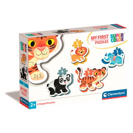 Clementoni My First Puzzle Medios de Transporte 20810 - Puzzle Progresivo Infantil de 3, 6, 9 y 12 Piezas para Niños +2 Años