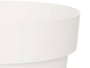 Ibergarden Maceta de Plástico Blanca 16 cm Diámetro (Set de 12)