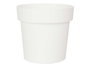 Ibergarden Maceta de Plástico Blanca 16 cm Diámetro (Set de 12)