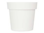 Ibergarden Maceta de Plástico Blanca 16 cm Diámetro (Set de 12)