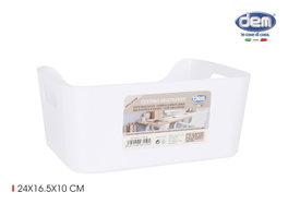 Confortime Cesta Multiusos 24 cm x 16.5 cm x 10 cm (24 Unidades)