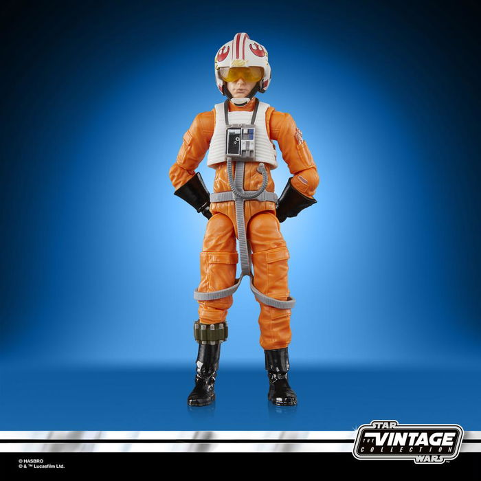 Kenner Star Wars The Vintage Collection F9788 Figura Luke Skywalker 9,5 cm Episodio IV Muñeco Articulado con Accesorios para Niños y Coleccionistas +4 Años