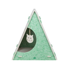 Cueva para gato Trixie Lucy Verde Arena 46 x 50 x 38 cm Tipi
