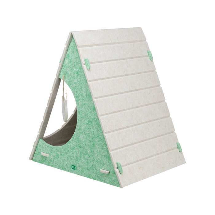 Cueva para gato Trixie Lucy Verde Arena 46 x 50 x 38 cm Tipi