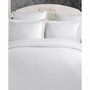 Aucune Juego de Cama Blanco de 100% Algodón Satén, 3 Piezas