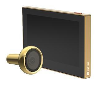 EZVIZ HP2 Mirilla Conectada 1080p, Pantalla 4,3 pulgadas, Negro y Oro EZVIZ HP2 Mirilla Conectada 1080p, Pantalla 4,3 pulgadas, Negro y Oro
