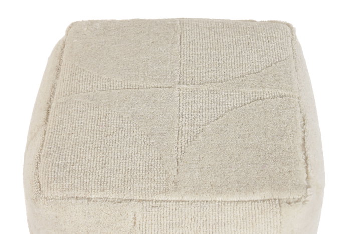 DKD Home Decor Carpets 2c25 Reposapies Boho Crudo 45 x 45 x 45 cm DKD Home Decor Carpets 2c25 Reposapies Boho Crudo 45 x 45 x 45 cm