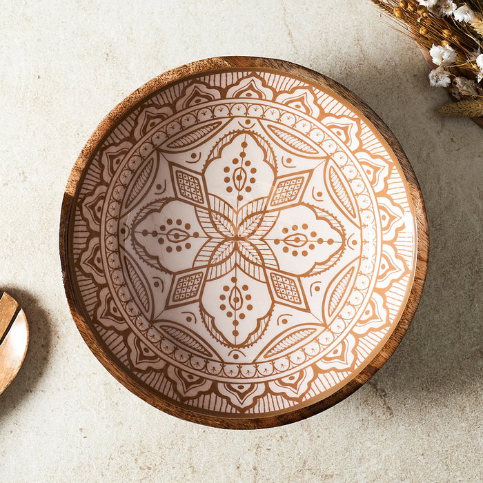 Home Deco Factory Ensaladera Dune Mirage 28 cm Madera Sostenible Home Deco Factory Ensaladera Dune Mirage 28 cm Madera Sostenible