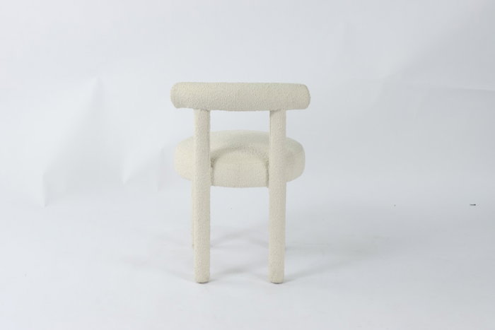 DKD Home Decor Silla Arce Poliéster Boucle Crudo