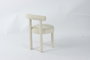 DKD Home Decor Silla Arce Poliéster Boucle Crudo
