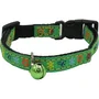 Aime AIM3281019020716 Collar para Gato Ajustable con Campana de Cobre y Plata