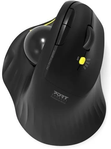 Port Designs 900719 TRACKBALL ERGO Negro