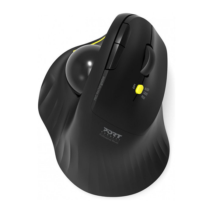Port Designs 900719 TRACKBALL ERGO Negro